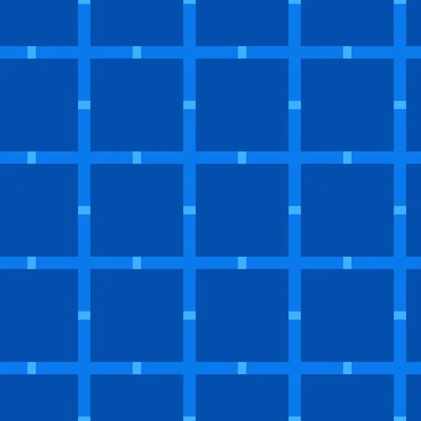 Naadloos Patroon Van Blauwe Vierkantjes — Stockfoto