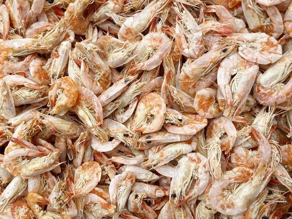 Raw Shrimps Market — Stock Photo, Image
