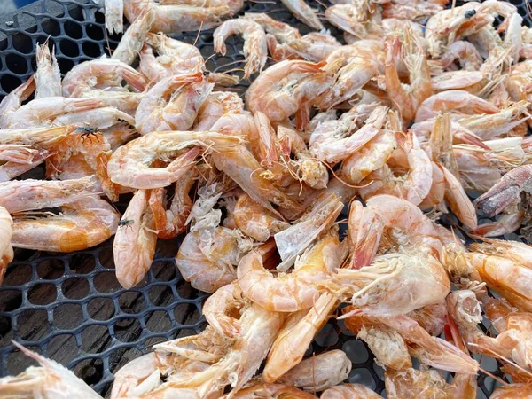 Raw Shrimp Market — Fotografia de Stock