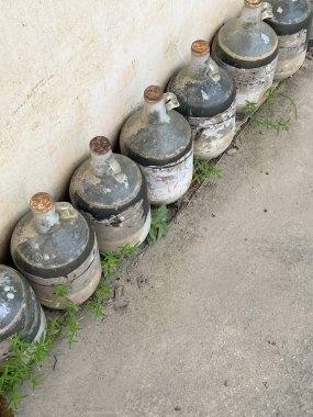 old bottle on the street