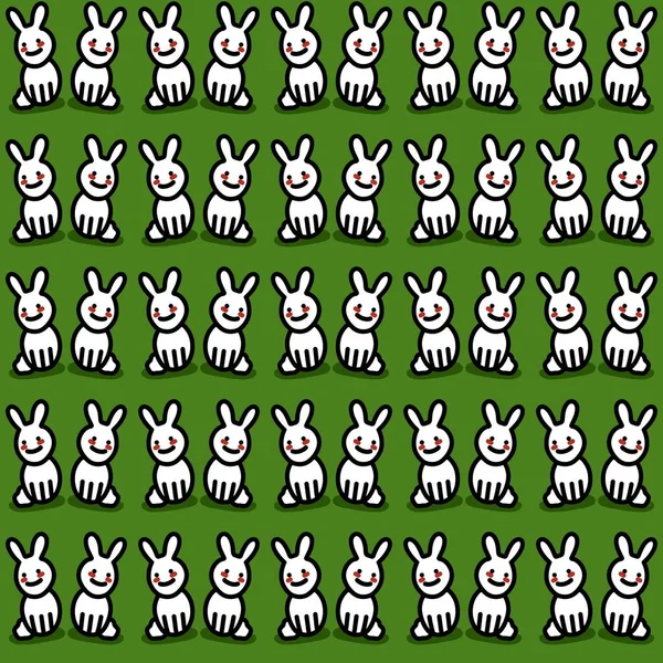 Безморщинистый Рисунок Симпатичного Кролика — стоковое фото