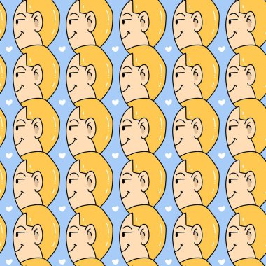 Sevimli adam çizgi filminin kusursuz deseni