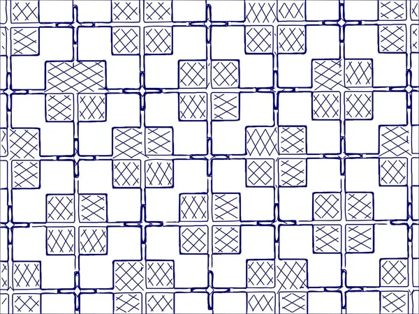 Geometric Abstract Pattern Different Shapes — Φωτογραφία Αρχείου