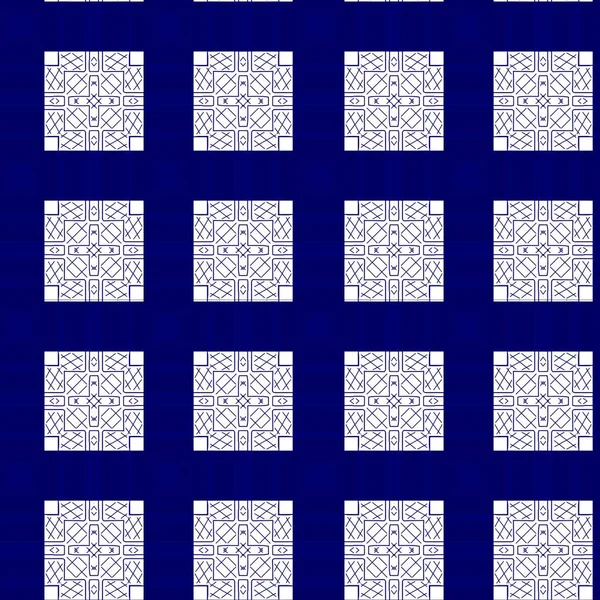 Nahtloses Muster Abstrakter Geometrischer Formen — Stockfoto