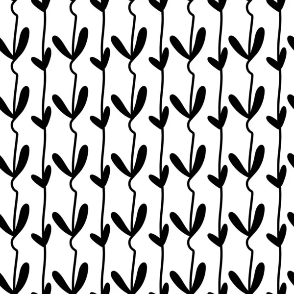 Kusursuz desenli, elle çizilmiş çiçekler. resimleme