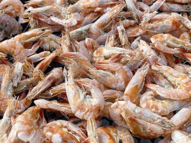 bir Pazar taze karides