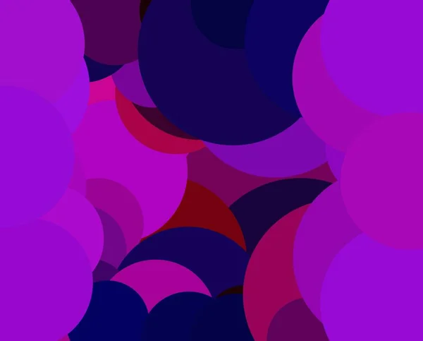 Multicolored Circles Pink Background Abstract Circle Shapes Illustration — Φωτογραφία Αρχείου