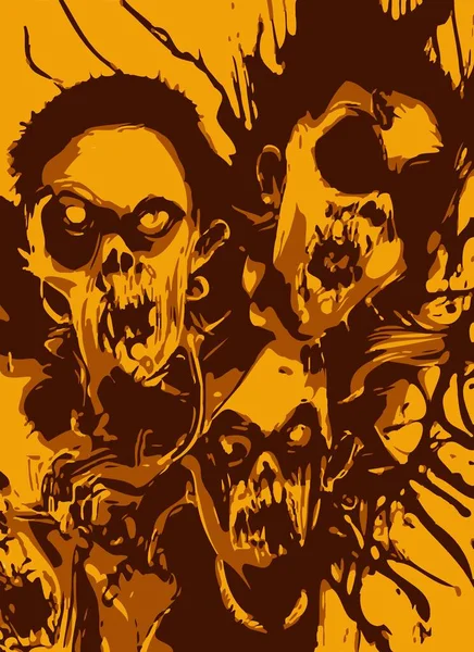 Konst Färg Zombie Monster — Stockfoto