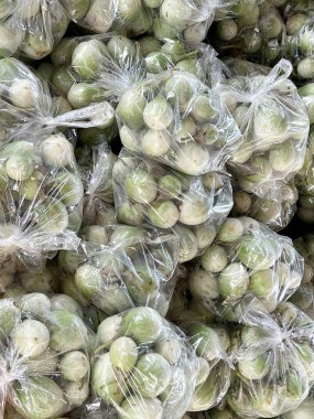 fresh eggplant vegetables in the market