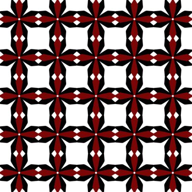 geometrik şekilli kusursuz desen, illüstrasyon