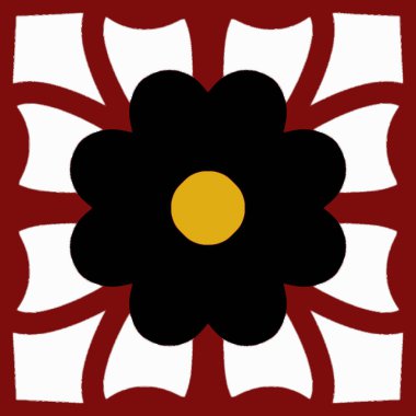 art color of abstract background with flowers 