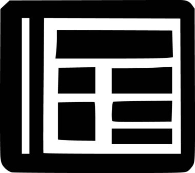 Hesap makinesi. Web simgesi basit illüstrasyon