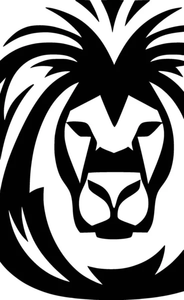 Illustration Tattoo Style Lion — Stock fotografie