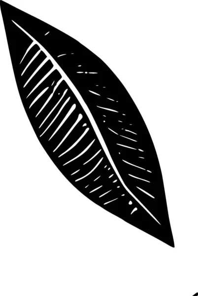 Illustration Single Leaf — Φωτογραφία Αρχείου
