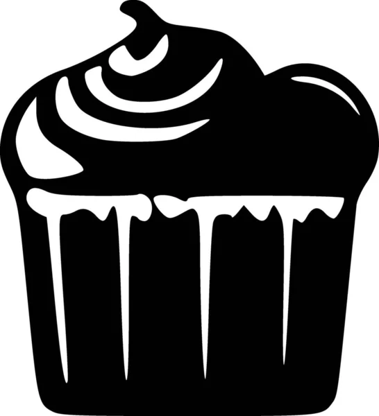 Cupcake Web Icon Simple Illustration — Stock Photo, Image
