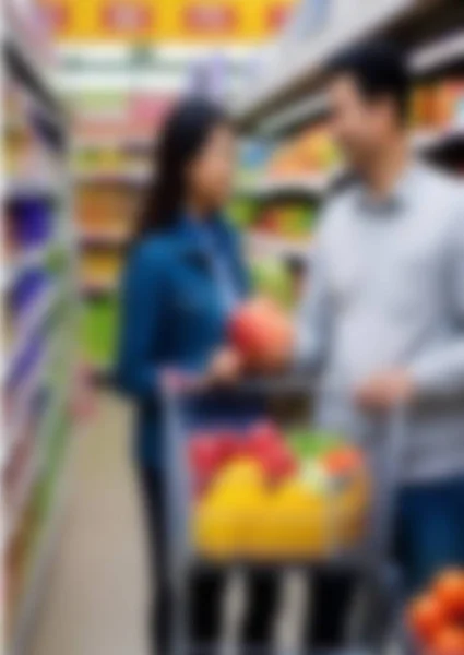Blurred Background Supermarket Blur Use Bokeh Backgrounds Fashion Interior Display — Zdjęcie stockowe