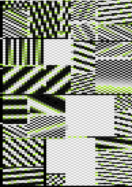 Kunst Farbe Der Abstrakten Geometrischen Muster Illustration — Stockfoto