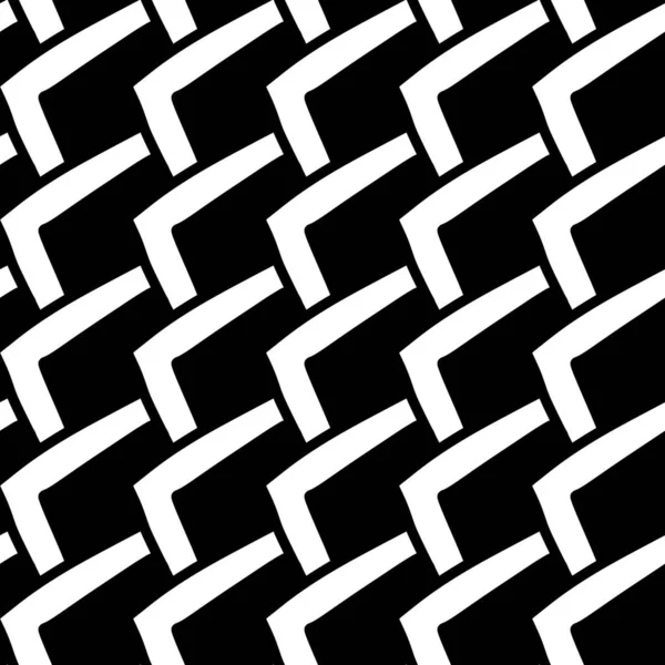 Безшовний Візерунок Косими Чорно Білими Лініями Абстрактний Фон — стокове фото