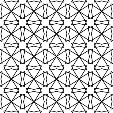 Geometrik şekilli kusursuz desen. resimleme