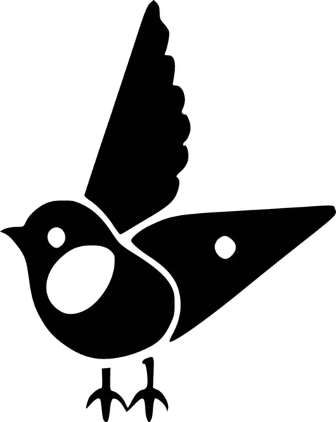 Bird Web Icon Simple Illustration — Stock Photo, Image