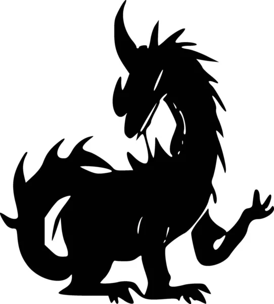 Illustration Dragon Icon — Fotografia de Stock