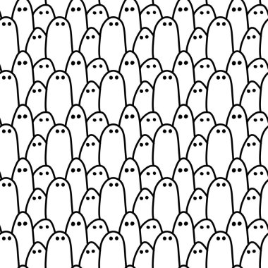 Elle çizilmiş elementlerle kusursuz desen. resimleme.