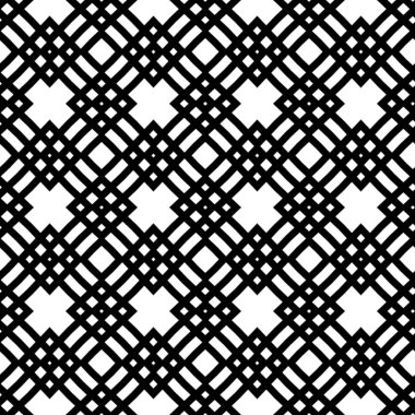 seamless pattern with black and white lines. abstract monochrome textured background. 