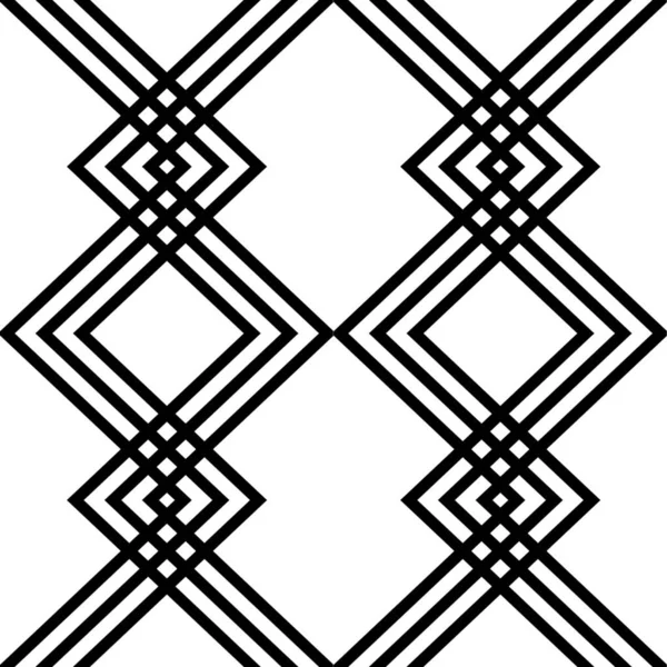 Seamless Pattern Modern Stylish Texture Repeating Geometric Tiles Monochrome Background — Stockfoto