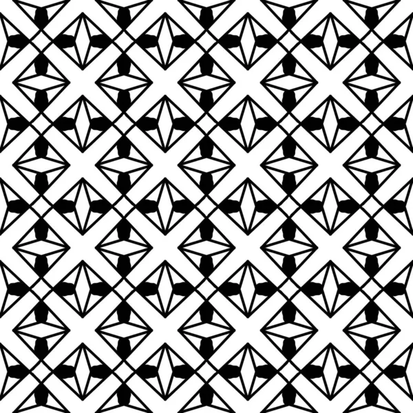 Abstract Geometric Black White Pattern Illustration — Stock Fotó