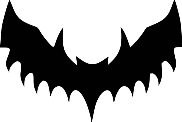 黑色和白色蝙蝠背景 — 图库照片