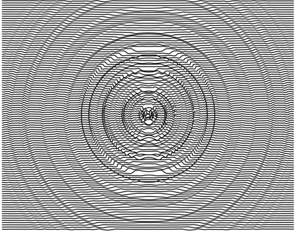 Black White Abstract Background Concentric Circles — Stock Photo, Image
