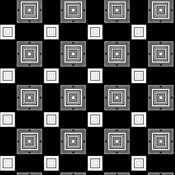 Navrhnout Bezproblémový Monochromatický Geometrický Vzor Abstraktní Pozadí — Stock fotografie