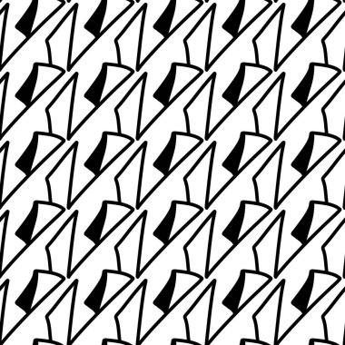 Soyut geometrik şekilli kusursuz desen