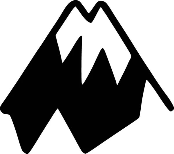 Berg Web Symbol Einfache Illustration — Stockfoto