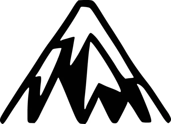 Mountain Camp Simple Design — Stock fotografie