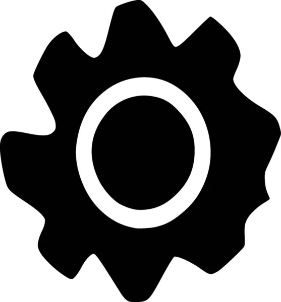 Gear Web Icon Simple Illustration — Stock Photo, Image