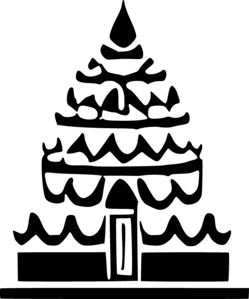 Tempel Web Symbol Einfache Illustration — Stockfoto