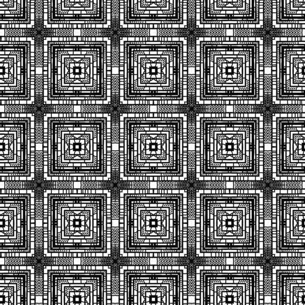 Abstract Seamless Pattern Black White Texture — Zdjęcie stockowe