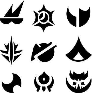 Web tasarımı için simge seti