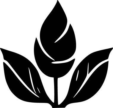 Çiçek. Web simgesi basit illüstrasyon