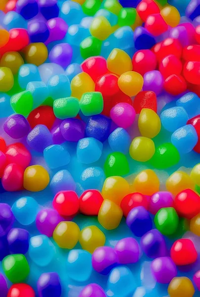 Fermer Groupe Boules Bonbons Colorées — Photo