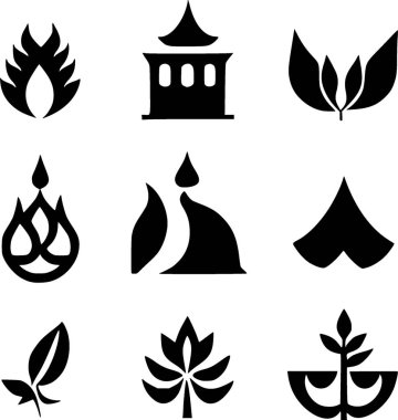 Web tasarımı için simge seti