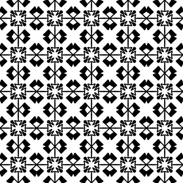 Schwarz Weiß Abstraktes Muster Geometrischer Hintergrund — Stockfoto