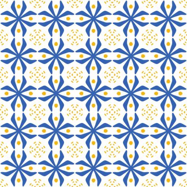 Soyut geometrik şekillerin kusursuz deseni. resimleme