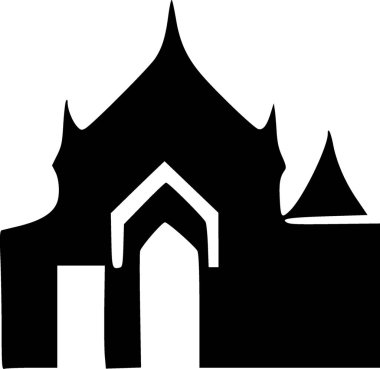 Ev. Web simgesi basit illüstrasyon