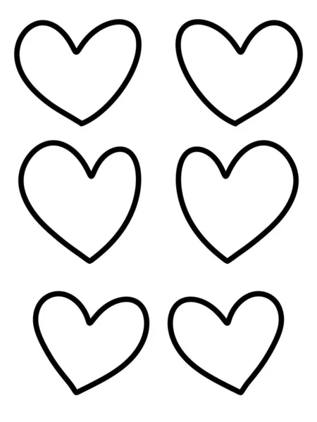 Μαύρο Και Άσπρο Σχήμα Καρδιάς — Φωτογραφία Αρχείου