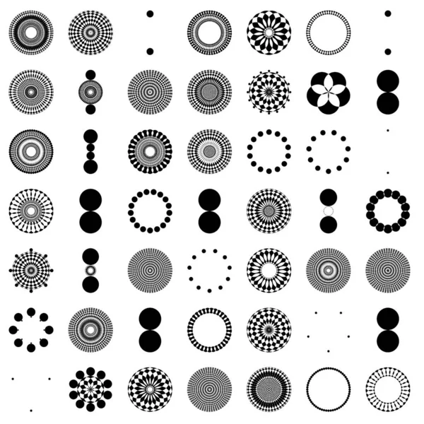 Abstract Geometric Background Circles — Stock Photo, Image