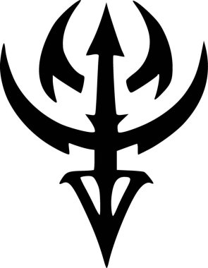 black and white of icon shape