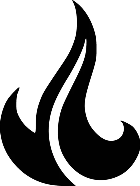 Illustration Eines Flammensymbols — Stockfoto