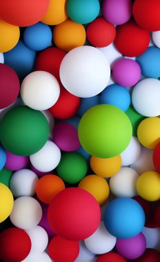 colorful background with colored eggs
